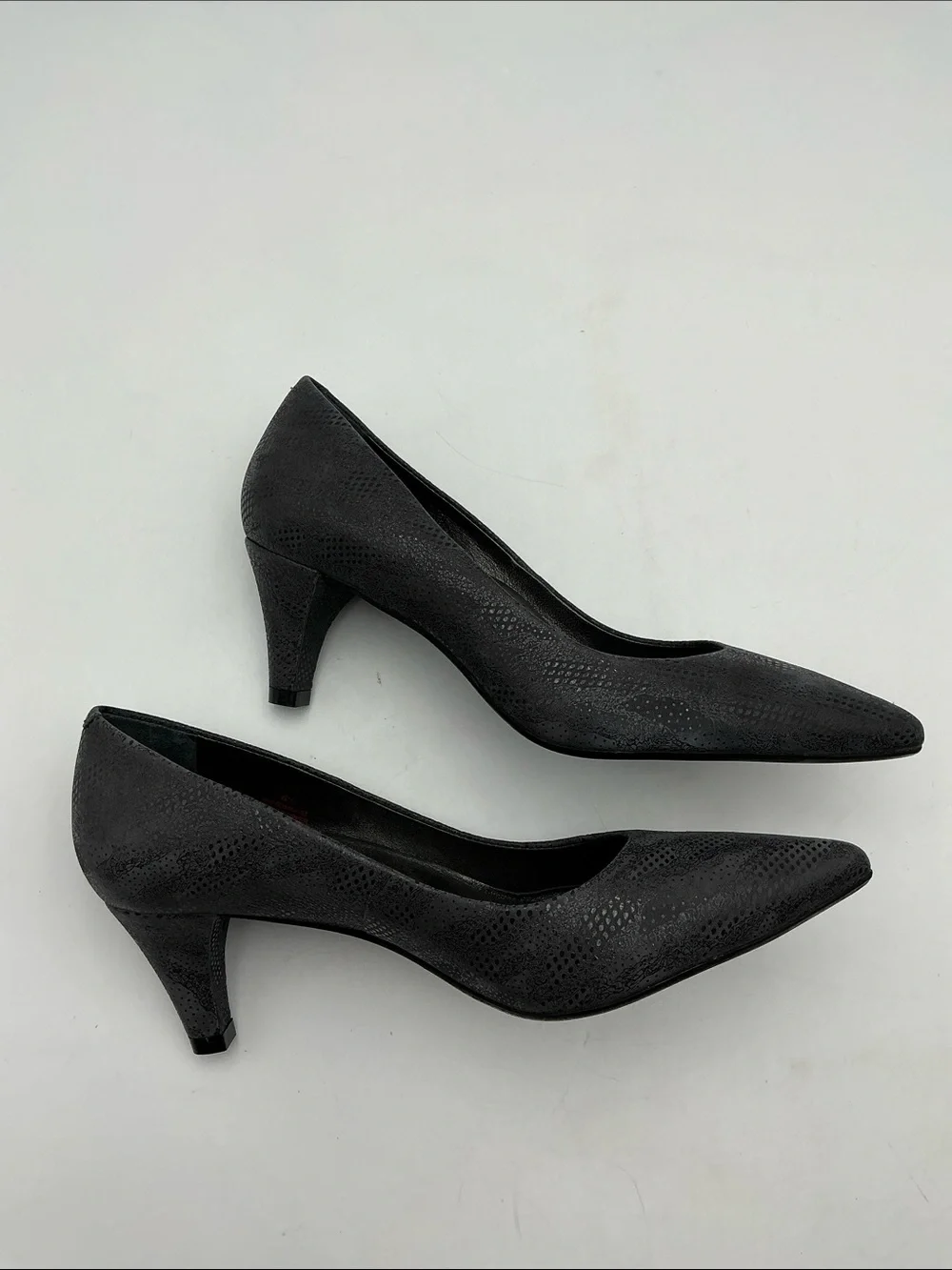 Marc Joseph Whitehall Street Grey Glaze Pumps New in Box Women's Size 6.5